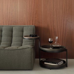 Swivel tray salongbord