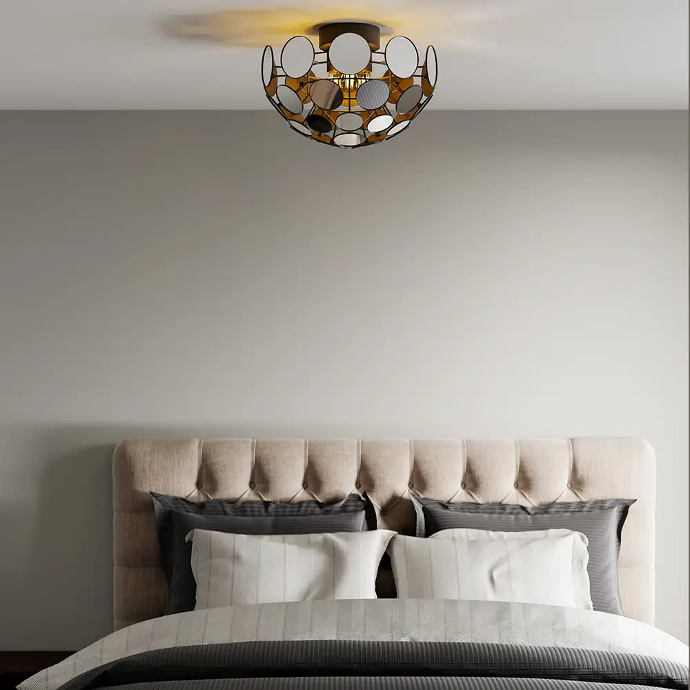 Vanita plafond Ø50cm speil