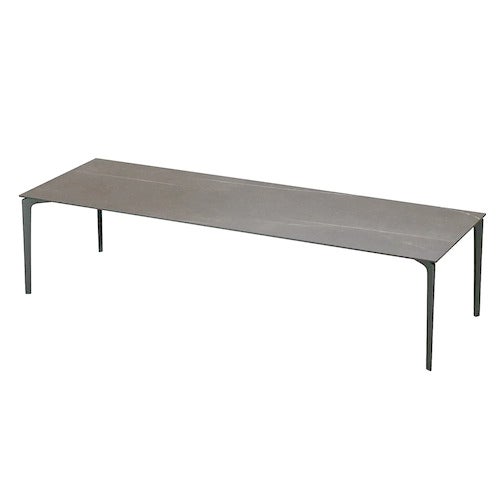 Allsize Spisebord 301x101 cm GRES Metallic Grey / Gres Smoky