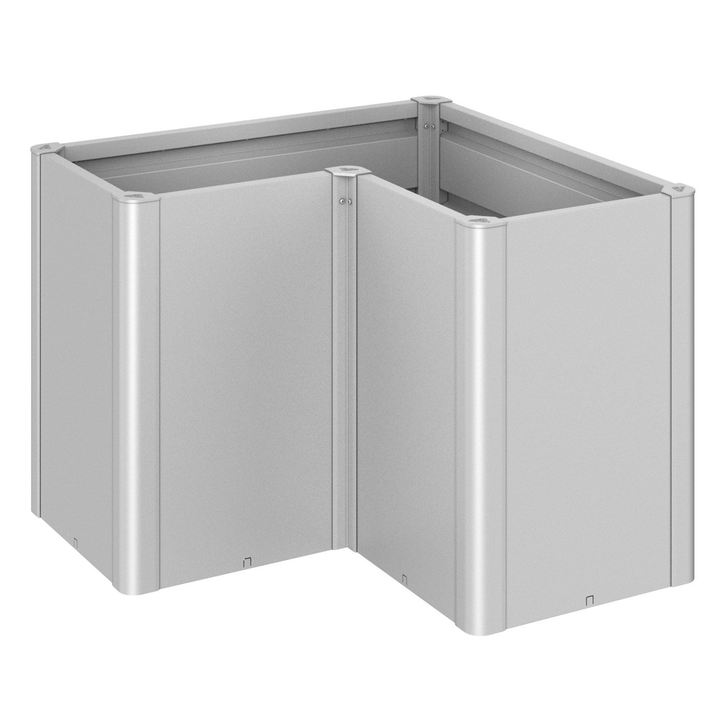 Belvedere plantebed maxi size l100 metallic sølv