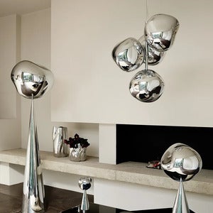 Melt Chandelier Mini Silver LED