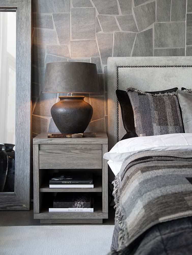 Hunter nattbord svart Artwood