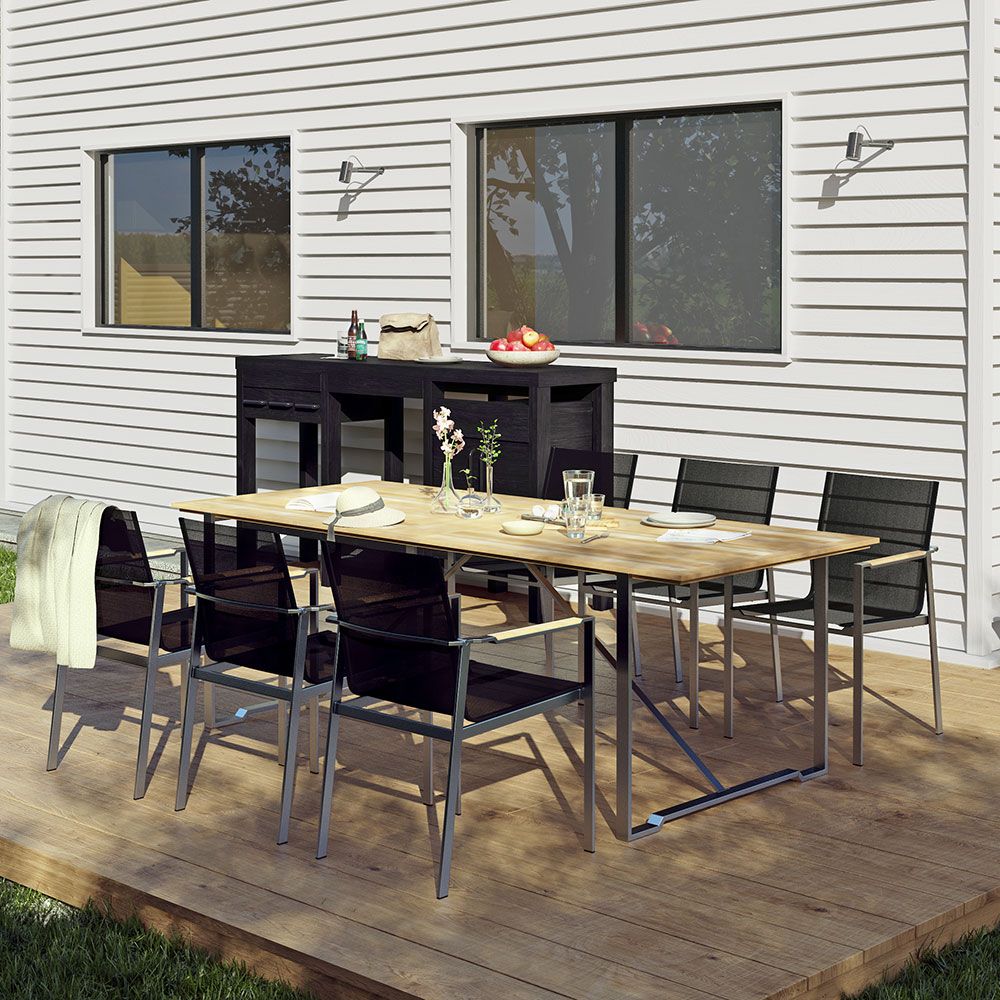 Gotland spisebord 95 x 220 cm Brafab