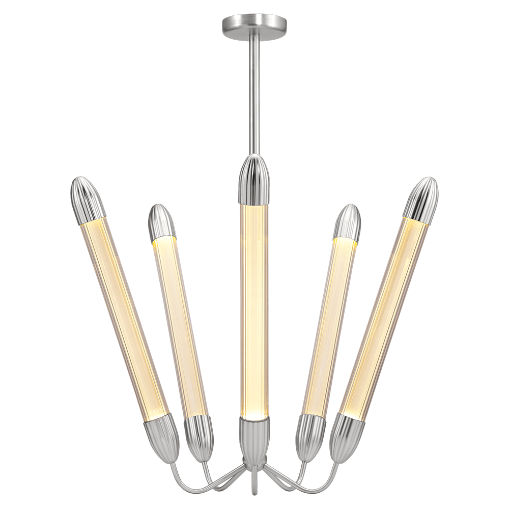 Lemon Squeeze Taklampe Long Plated Steel - UMAGE - Spisestue - Design - Metall - Med flere lyskilder