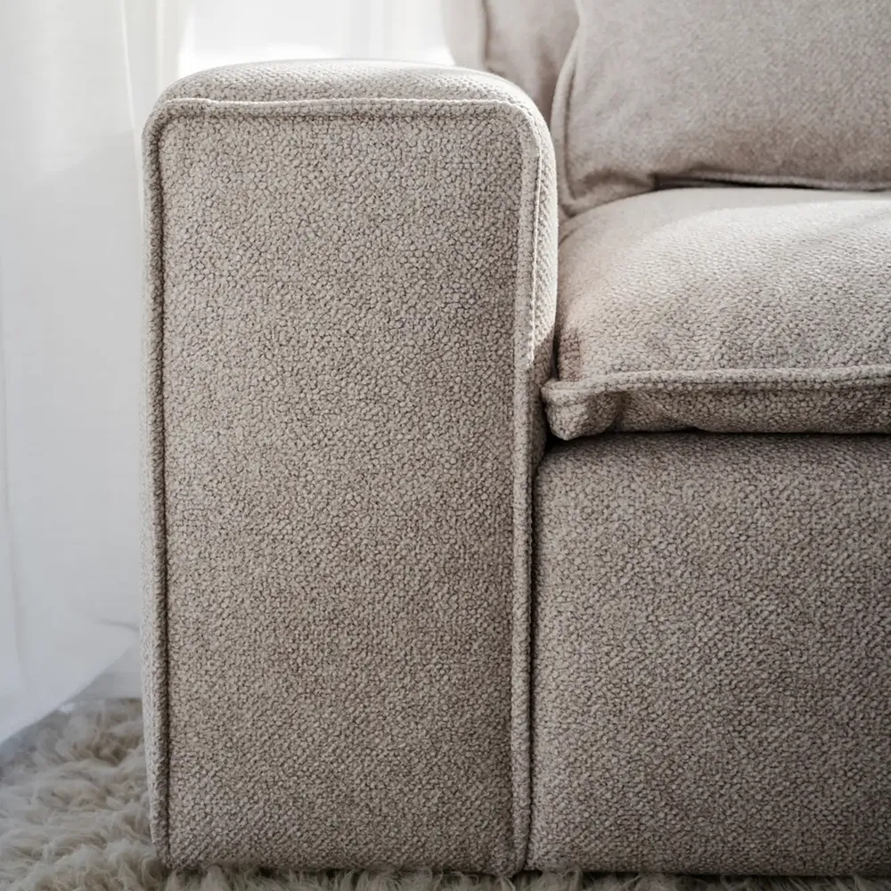 Rawlins sofa 3-seter stoff Bobby beige