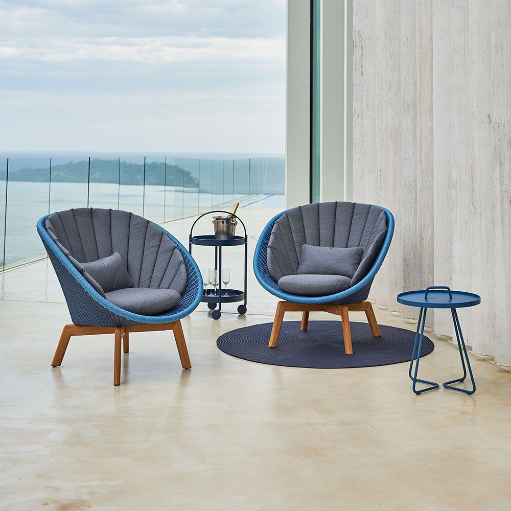 Peacock Loungestol Grå