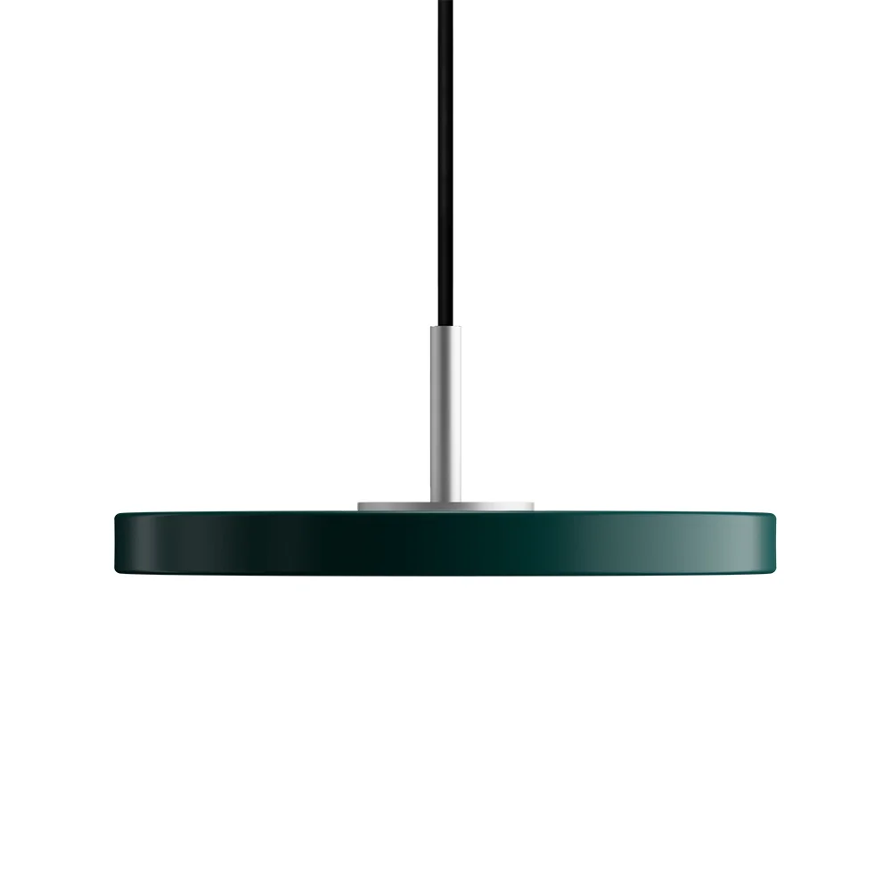Asteria Pendel Micro Forest Green/Steel Top - UMAGE - Spisestue - Metall
