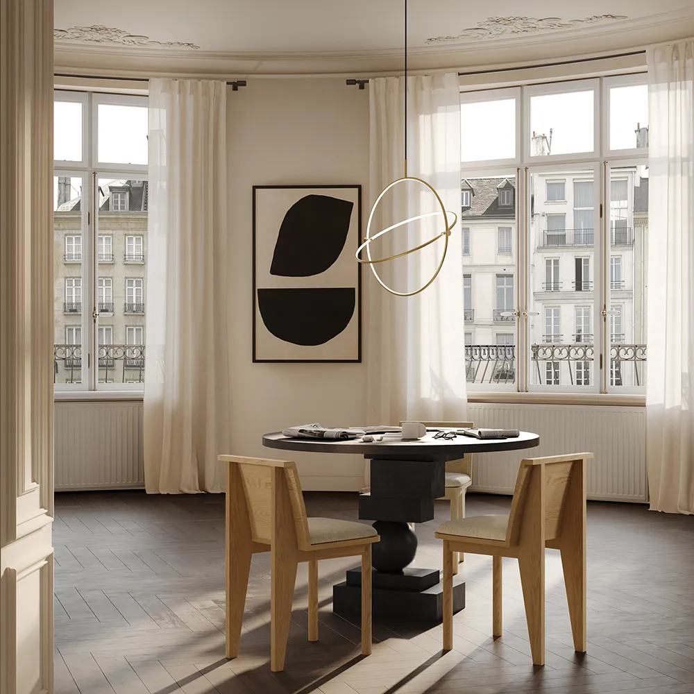 Brutus Slim Spisestol - Naturlig Eik