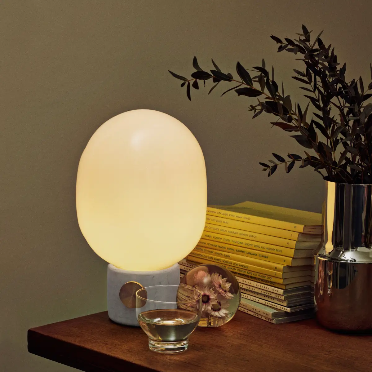 JWDA Bordlampe Betong Lysegrå Liten