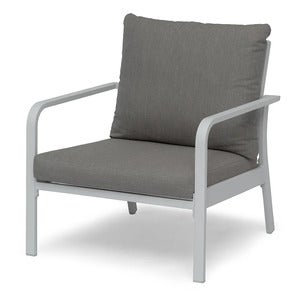 Hånger Lenestol Hvit/Grå