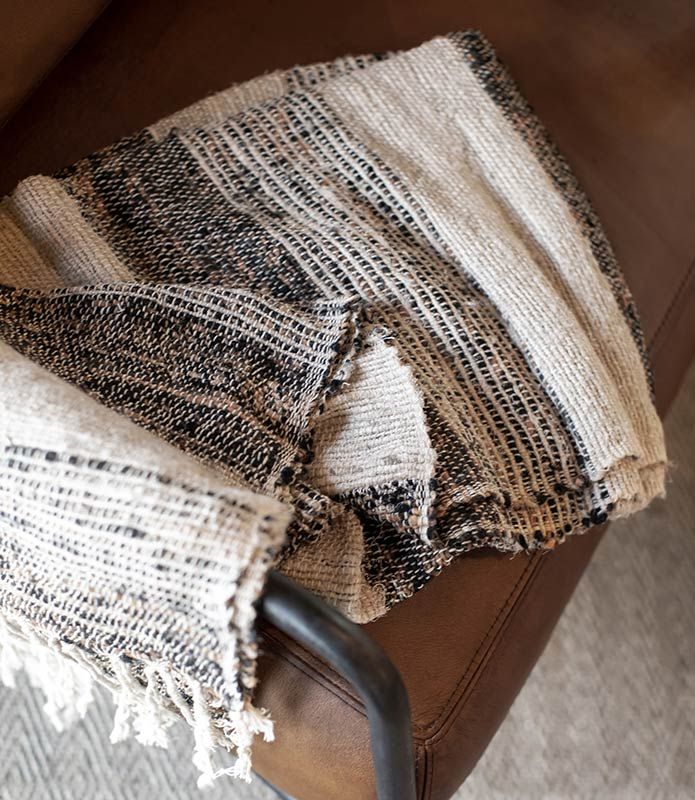 Sinclair lenestol nrunt skinn Artwood