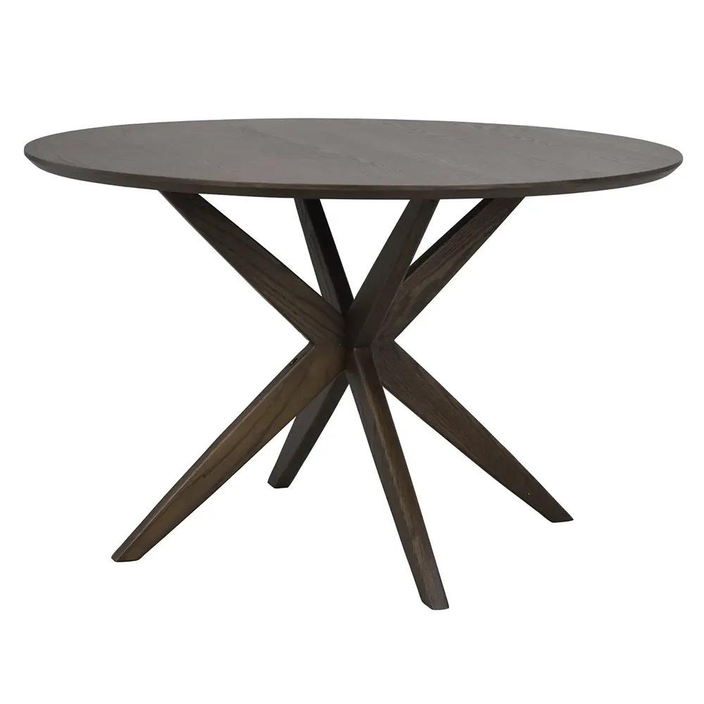 Calverton spisebord Ø120 cm brun eik