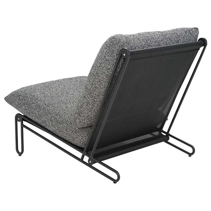 Blixt lenestol Svart / Teddy ant