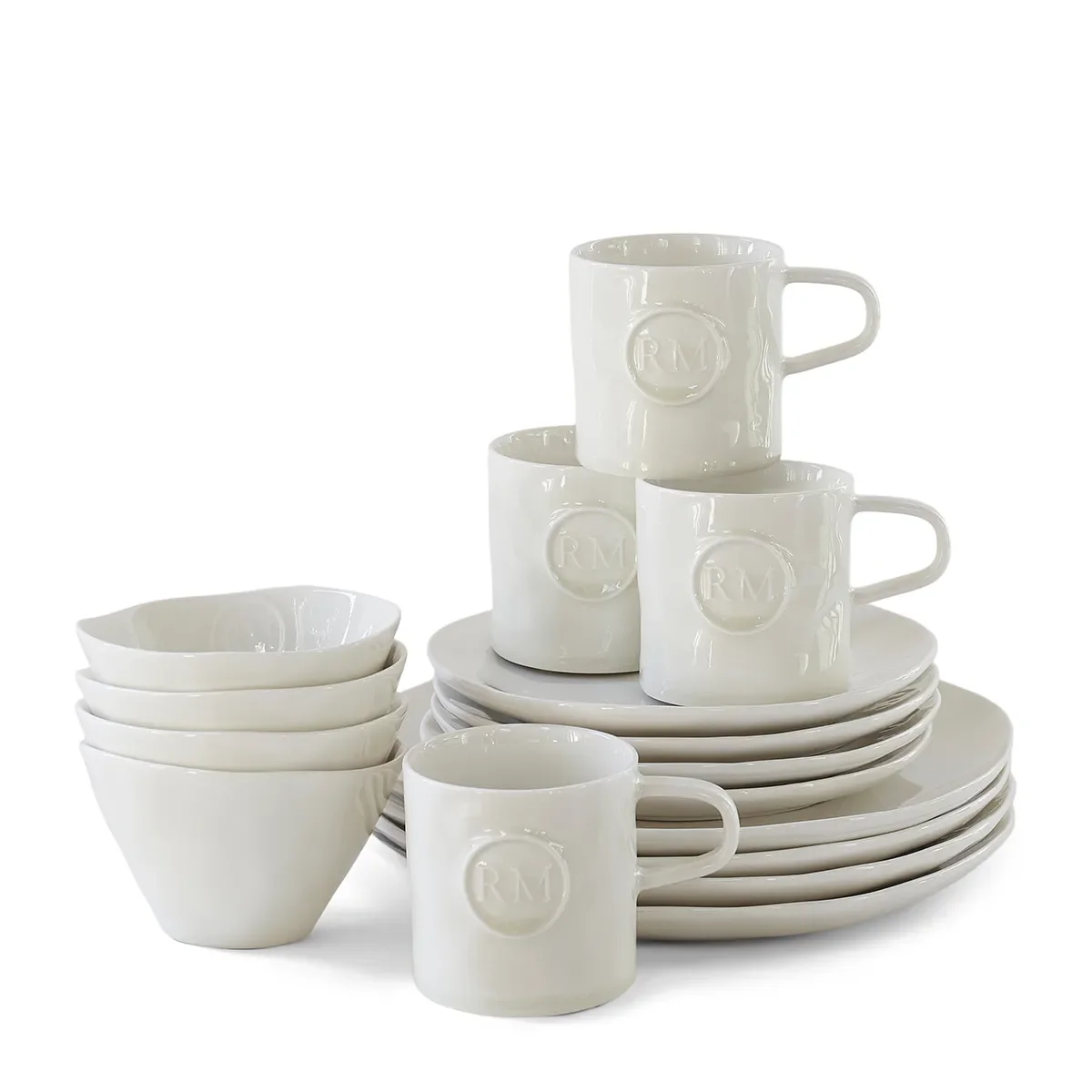 Serviseset Portofino 16 deler White