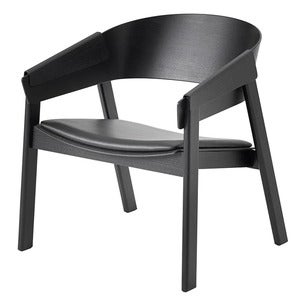 Cover Lounge Chair - Refine Leather Black Black