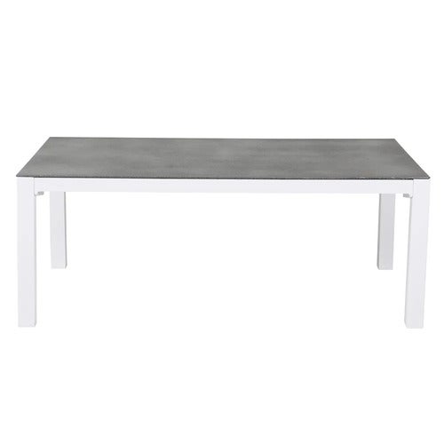 Copacabana salongbord 120x70 cm hvit/grå