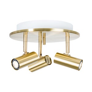 Cato Triospot polert messing Mr11 inkl. lyskilde