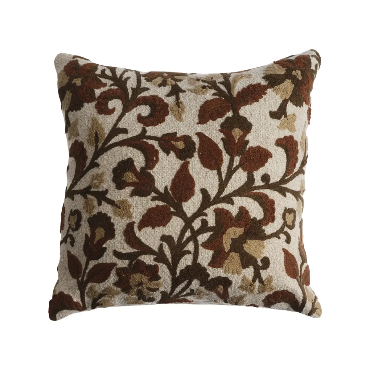 AGNES Cushion cover Brown/white Affari