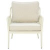 Coleville lenestol  Pearl white / Dot beige