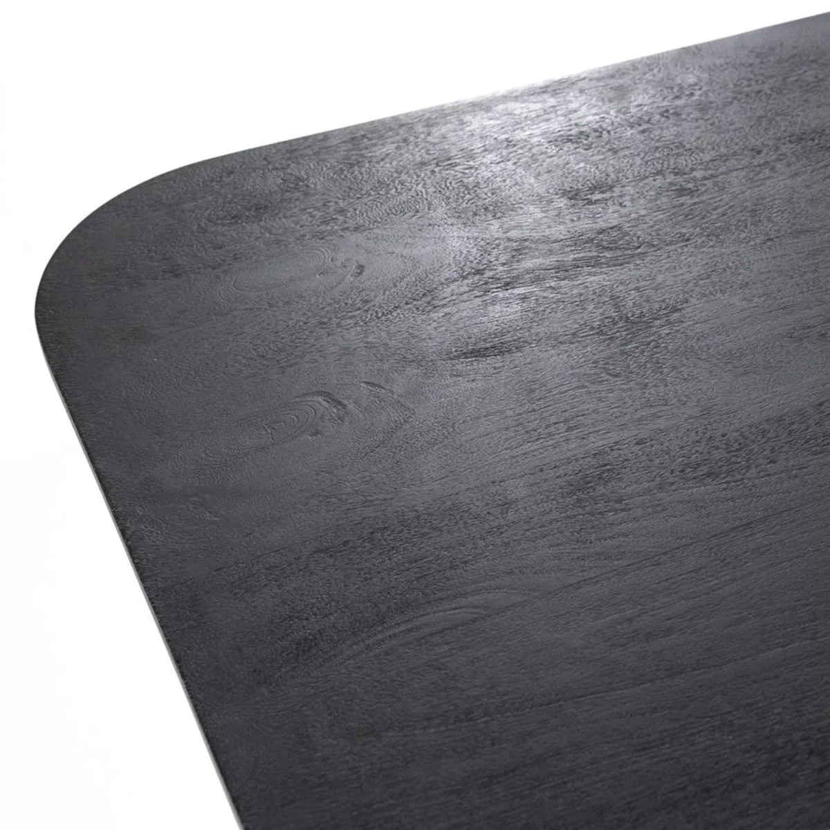 Aron 150x76 spisebord 150x150x76 cm tre svart