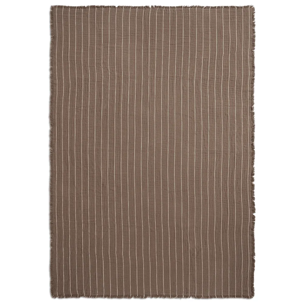 Aires Sengeteppe 160x240 cm Stone