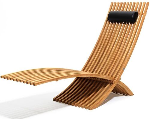 Nozib Sun Lounger Teak Skargaarden