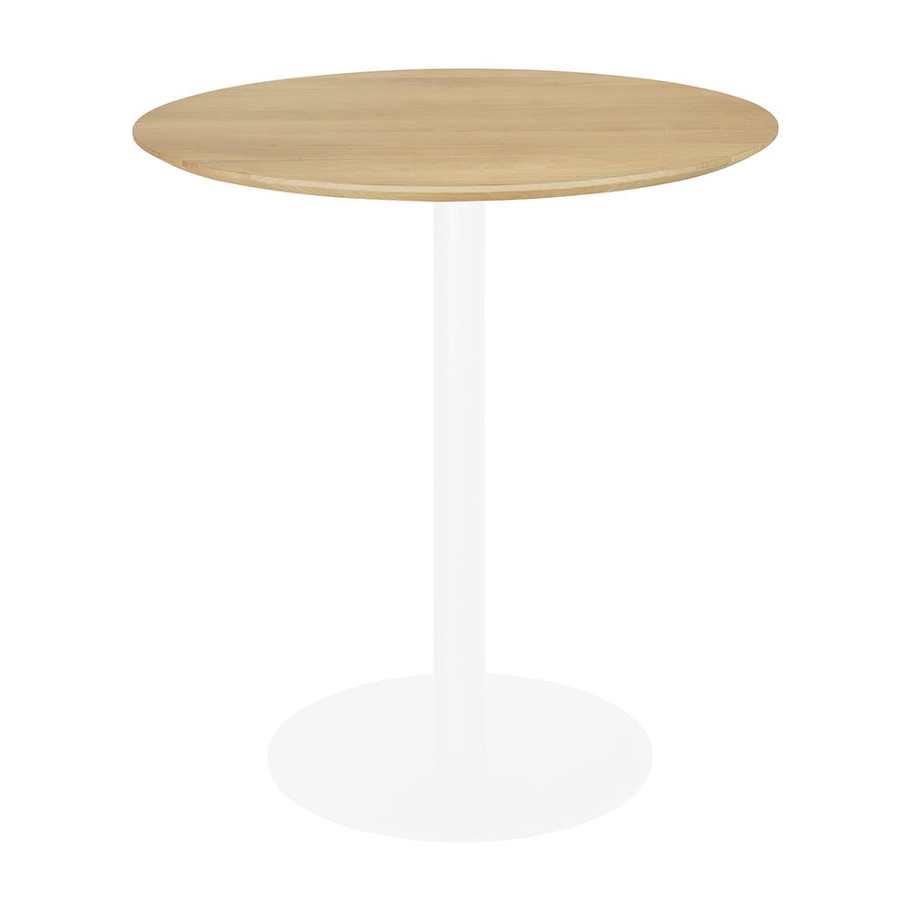 Blend spisebordplate lakkert eik Ø70cm