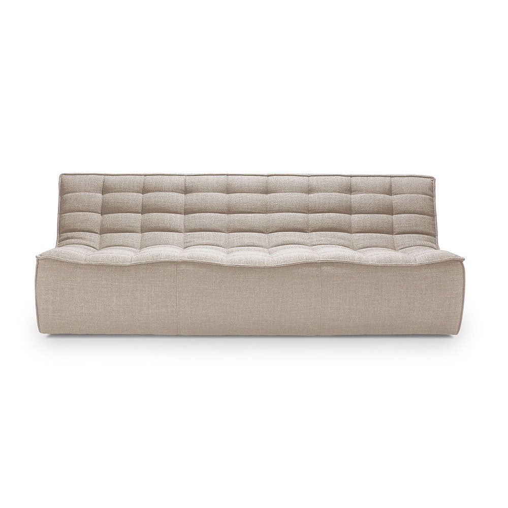 N701 3-seters sofa Beige