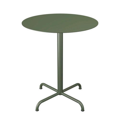PICO Sofabord Ø64 cm, base 4 ben Olive green
