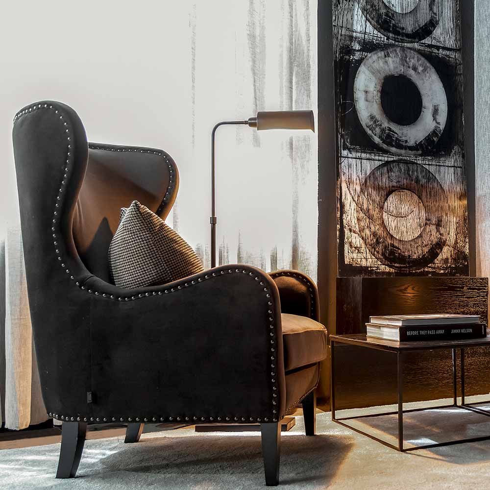 Veggdekor 3 Circles Brown 75 x 180 cm Artwood