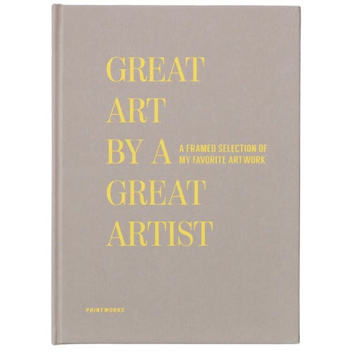 Frame book - Great Art, Beige
