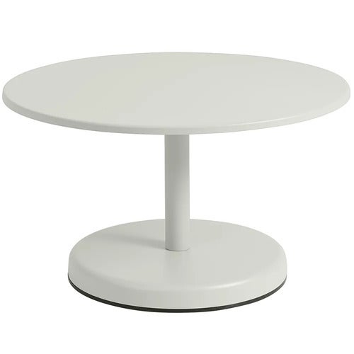 Linear Steel Salongbord Ø70 cm Grey 