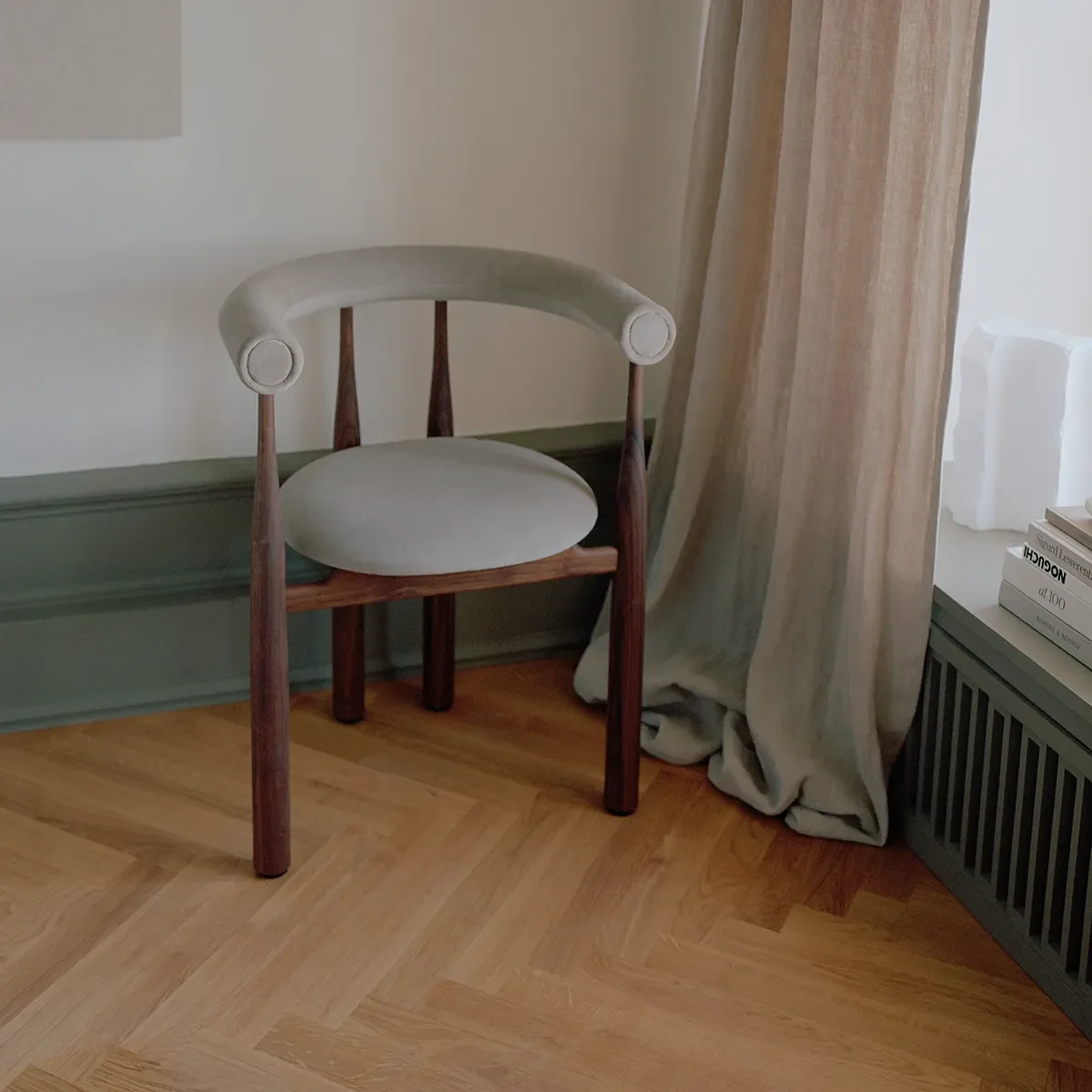 Polstret Spisestol Bukowski Eik Lana