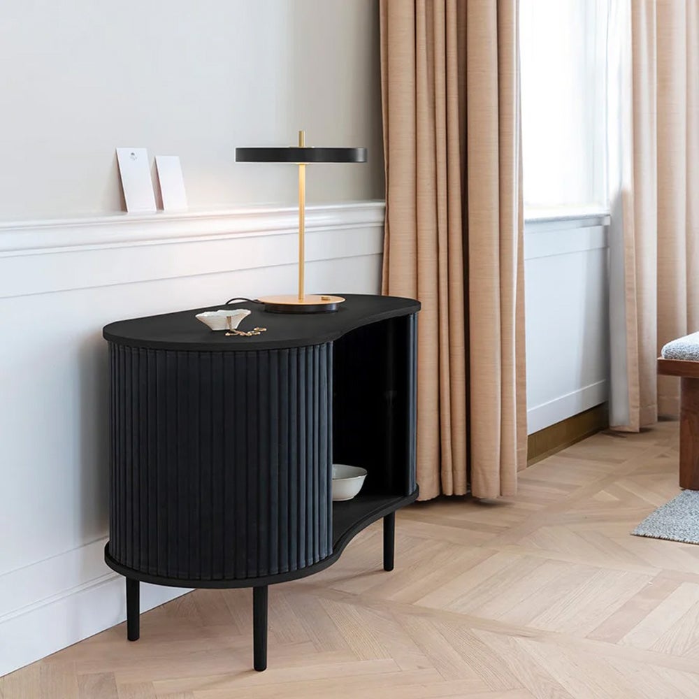 Audacious skap svart eik/Charcoal