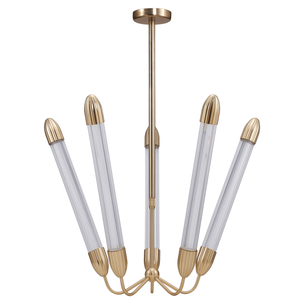 Lemon Squeeze taklampe Ø85 cm messing