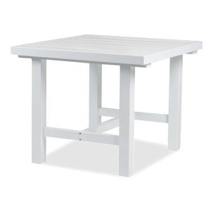 80x85cm bord aluminium hvid 