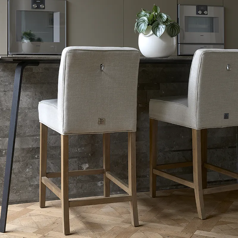 Cape Breton barstol Linen flax