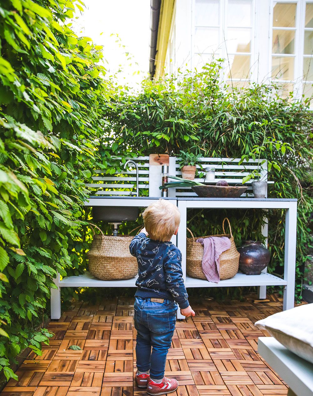 Bellac utekjøkken hvit Brafab