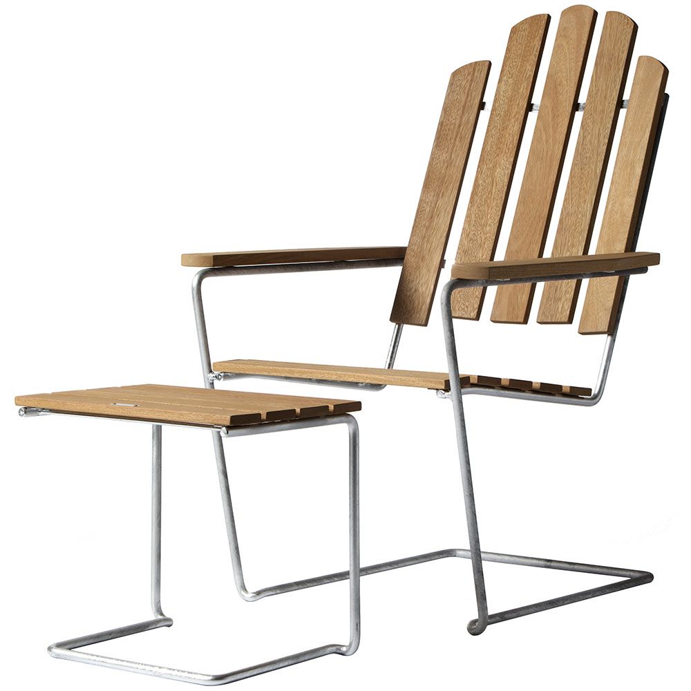 A3 puff oljeteEik Grythyttan Stålmöbler