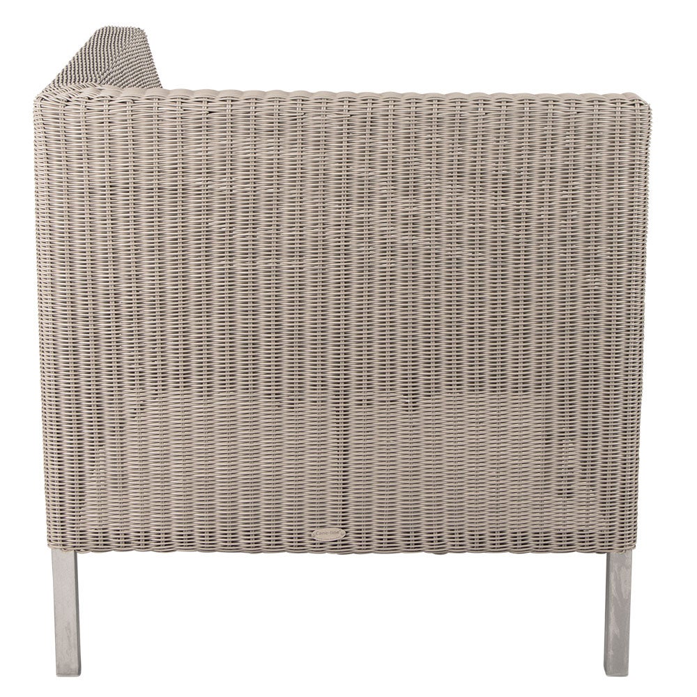 Connect hjørnemodul høy taupe kunstig rosentre