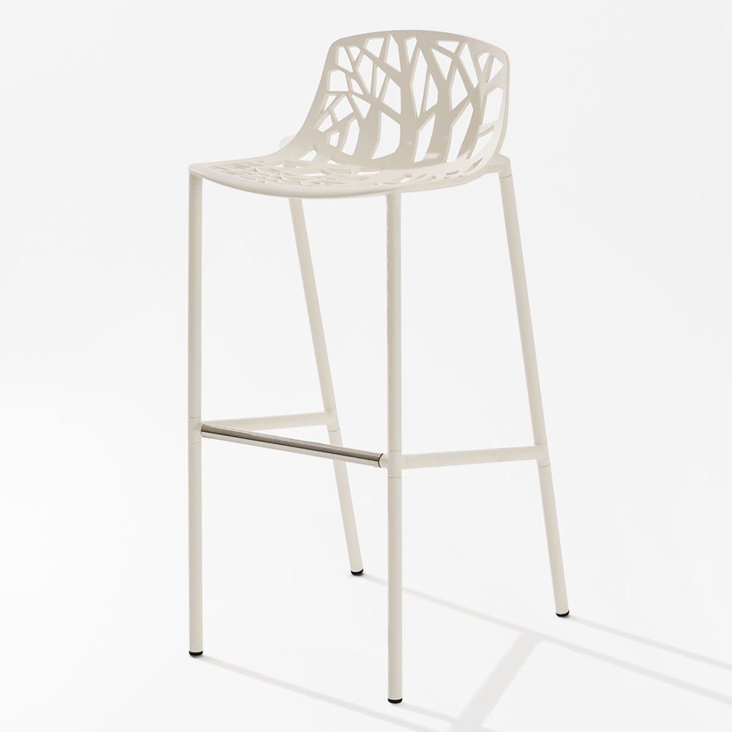 Forest barkrakk 65 cm med lav rygg White