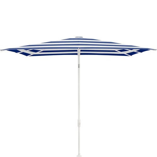 Smart parasoll 200x200 cm matt white Kat.5 602 Blue Stripe