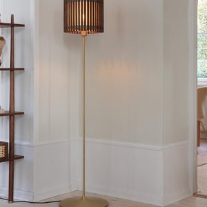 Komorebi lampeskjerm firkantet medium Dark Oak