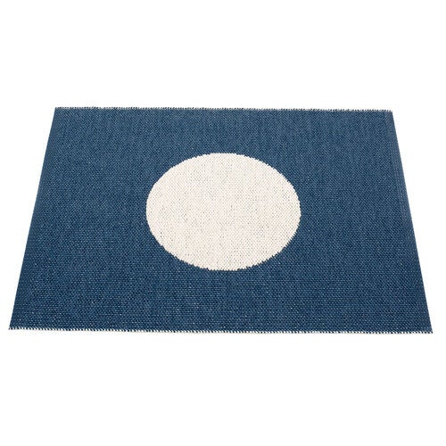 Vera matte 70x90 cm small one ocean blue / vanilla 