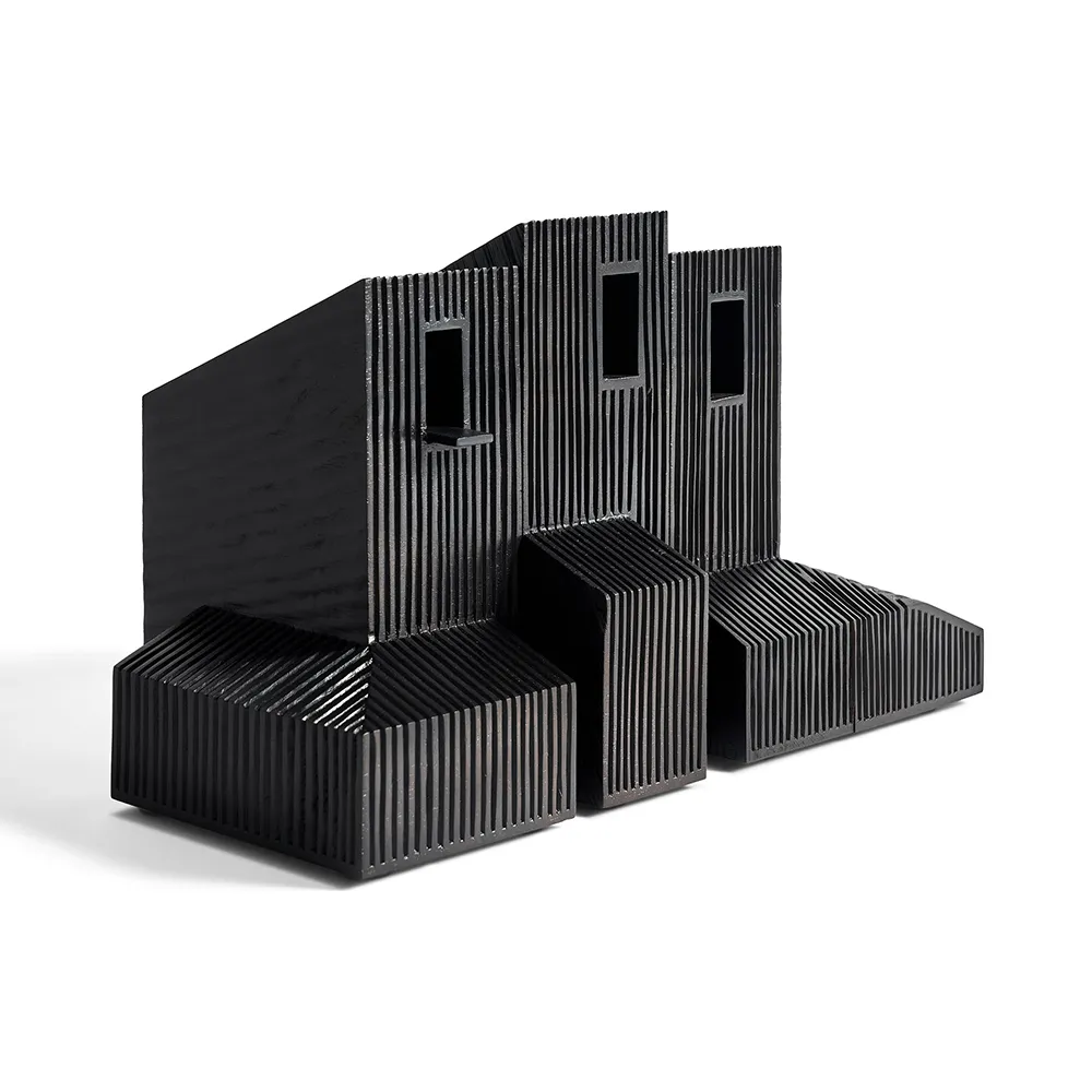 Modern farmhouse dekorasjon svart lakkert mahogni