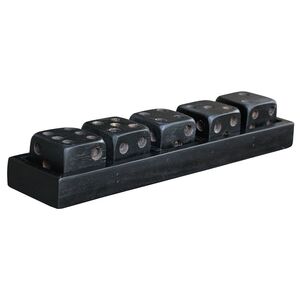 Dice Game dekorasjon svart Artwood