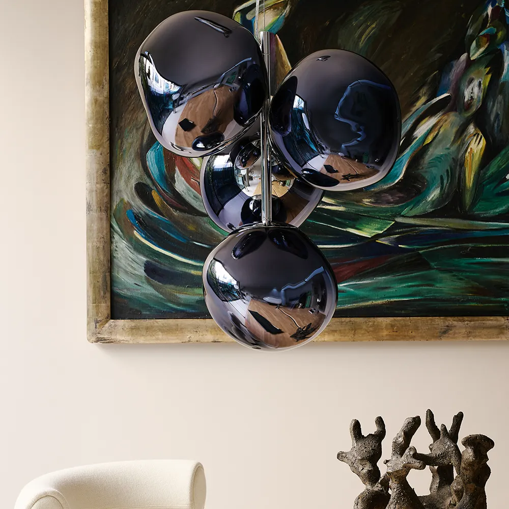 Melt Chandelier Mini Smoke LED