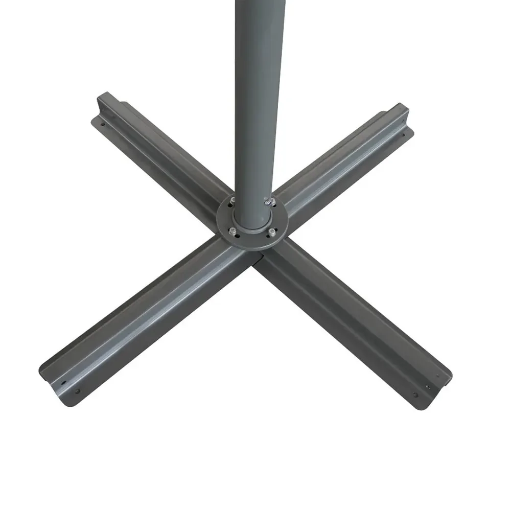 Mozzo parasoll 400x400 cm Grå/Antrasitt