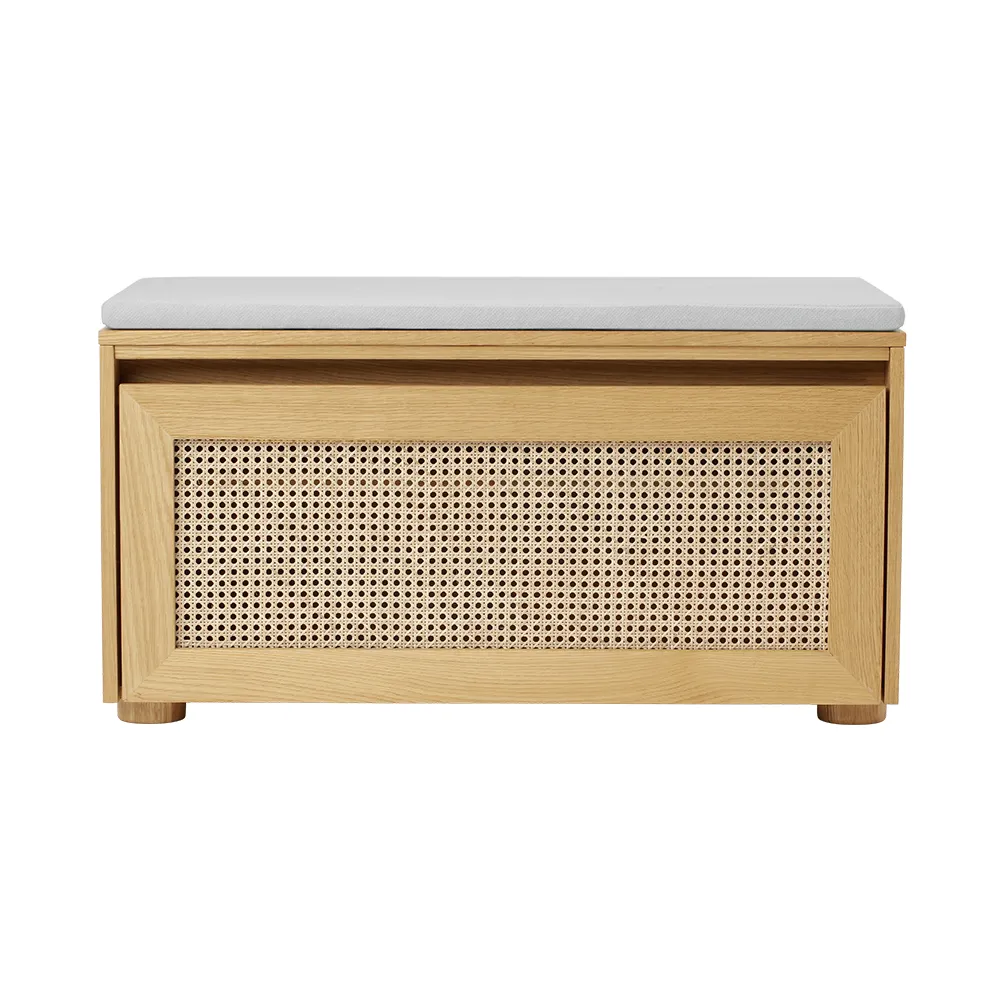 Oppbevaringsbenk Hideaway Cane – Sterling