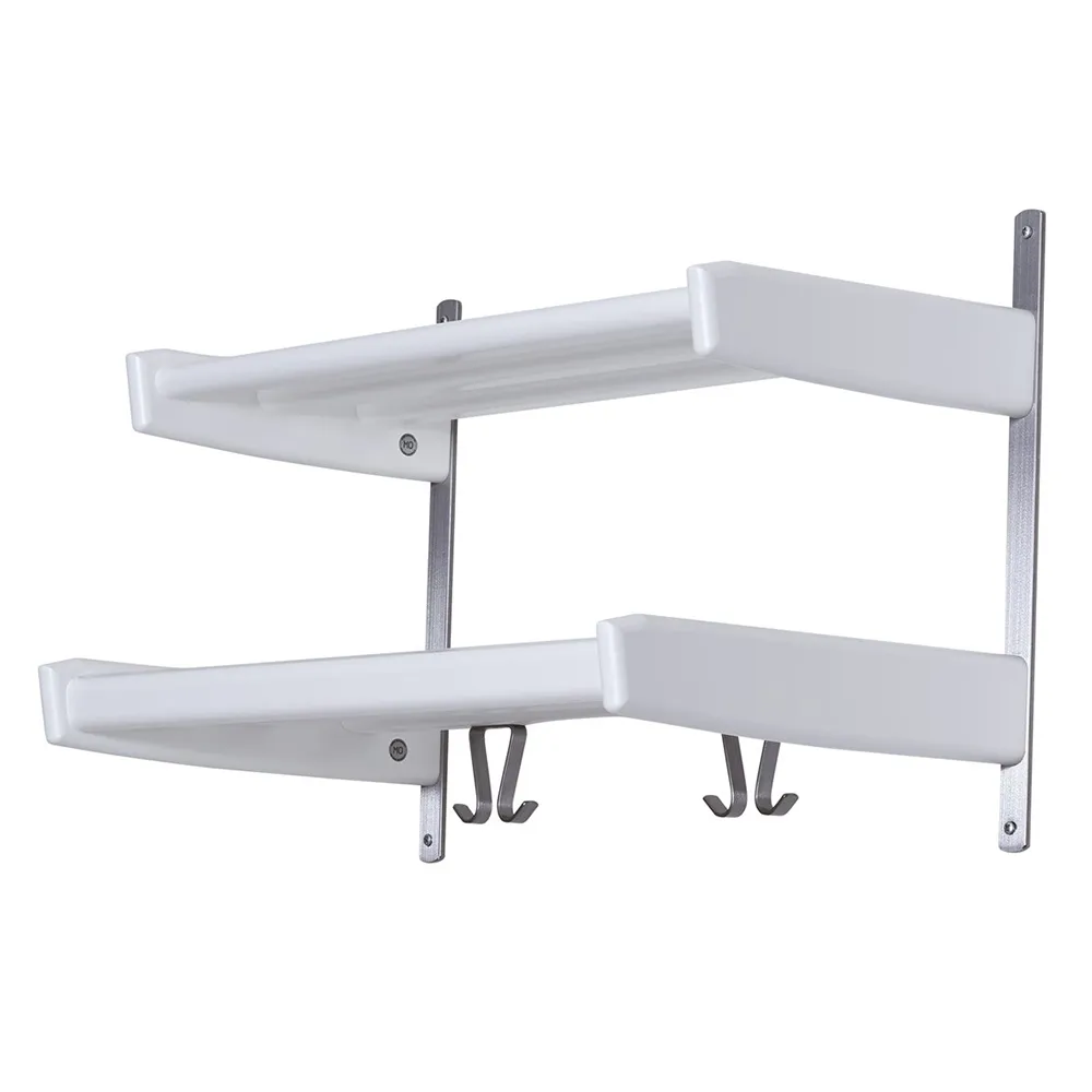 Meja Hattehylle 59 cm 2 hyller Hvitlakkert bjørk